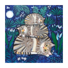 'Moonlight Cat Nap' Card