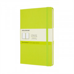 Moleskine Classic  Plain Hardcover Notebook Lemon Green