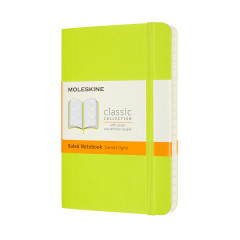 Moleskine Classic Notebook – Pocket Notebook Light Green Ruled 
