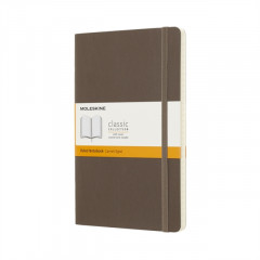 Moleskine Classic Soft cover Notebook - Ruled Soft Earth Brown 