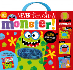 Never Touch a Monster Jigsaw Puzzle and Book