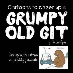 Cartoons to Cheer Up a Grumpy Old Git by Allan Plenderleith (Hardback)