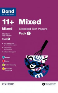 Bond 11+. Pack 1 Mixed - Standard Test Papers by Andrew Baines