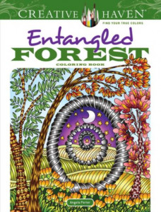 Creative Haven Entangled Forest Coloring Book by Angela Porter