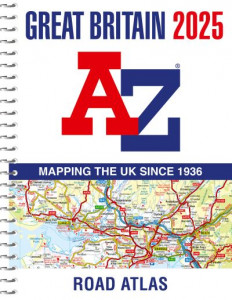 Great Britain A-Z Road Atlas 2025 (Spiral bound)