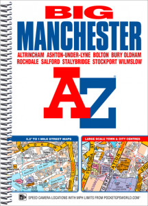 Manchester Big A-Z Street Atlas by A-Z Maps (Spiral bound)