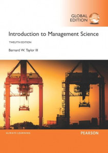 Introduction to Management Science by Bernard W. Taylor