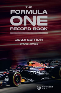 The Formula One Record Book 2024 by Bruce Jones (Hardback)