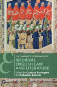 The Cambridge Companion to Medieval English Law and Literature by Candace Barrington