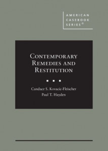 Contemporary Remedies and Restitution by Candace S. Kovacic-Fleischer (Hardback)