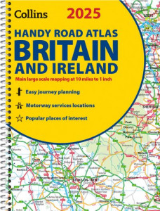 2025 Collins Handy Road Atlas Britain and Ireland (Spiral bound)