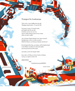 Transport for Londonstan (Poetry Broadside) by Daljit Nagra