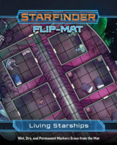 Starfinder Flip-Mat: Living Starships by Damien Mammoliti