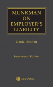 Munkman on Employer's Liability by Daniel Bennett (Hardback)