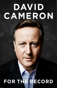 For the Record By David Cameron - Signed Edition