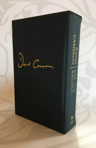 For The Record - Limited Edition by David Cameron - Signed Edition