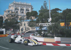 Jenson Button 2009 Monaco Grand Prix by David Johnson