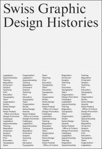 Swiss Graphic Design Histories by Davide Fornari