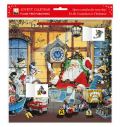 Letter to Santa Advent Calendar (With Stickers) by Flame Tree Studio (Calendar)