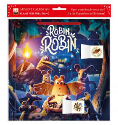 Aardman: Robin Robin Advent Calendar (With Stickers) by Flame Tree Studio (Calendar)