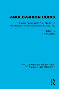 Anglo-Saxon Coins by F. M. Stenton (Hardback)