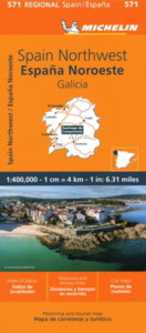 Galicia - Michelin Regional Map 571