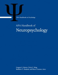 APA Handbook of Neuropsychology by Gregory G. Brown (Hardback)