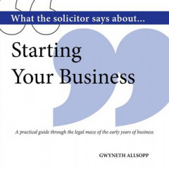 What the Solicitor Says About... Starting Your Business: A Practical Guide Through the Legal Maze of the Early Years of Business by Gwyneth Allsopp