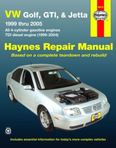VW GOLF, GTI, & JETTA (1999-2005) by Haynes Publishing