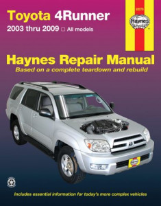 Toyota 4Runner 2003 To 2009 by Haynes Publishing