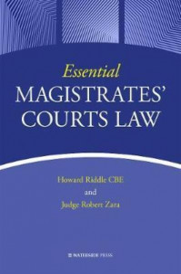 Essential Magistrates' Courts Law by Howard Riddle