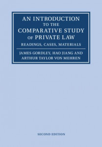 An Introduction to the Comparative Study of Private Law by James Gordley