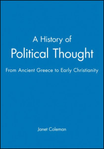 A History of Political Thought by Janet Coleman