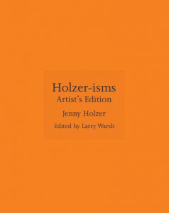 Jenny Holzer - Holzer-Isms (Book 9) by Jenny Holzer (Hardback)