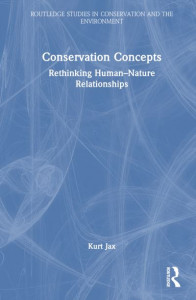 Conservation Concepts by Kurt Jax (Hardback)