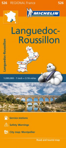 Languedoc Roussillon Map 526: Michelin Regional Maps
