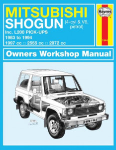 Mitsubishi Shogun & Pick-Ups Owners Workshop Manual by Larry Warren