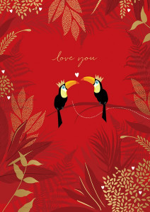 'Toucans' Valentine's Day Card