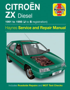 Citroen ZX Diesel Service and Repair Manual by Mark Coombs