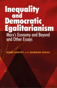 Inequality and Democratic Egalitarianism by Mark Harvey (Hardback)