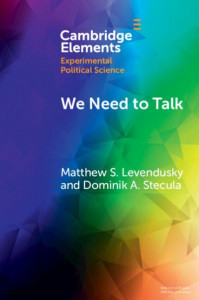 We Need to Talk by Matthew Levendusky