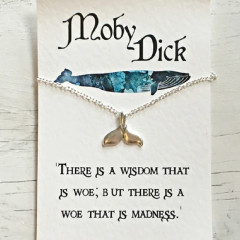 Moby Dick Whale Tail Necklace