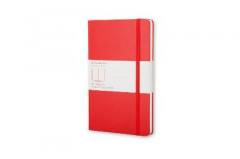 Moleskine Pocket Plain Hardcover Notebook Red by Moleskine