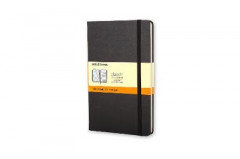 Classic Large Ruled Hardcover Notebook (Moleskine): Black by Moleskine