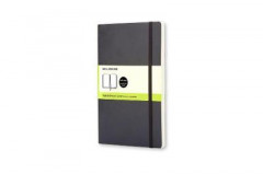 Classic Large Plain Softcover Notebook (Moleskine): Black by Moleskine
