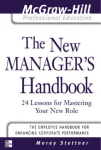 The New Manager's Handbook by Morey Stettner (Spiral bound)