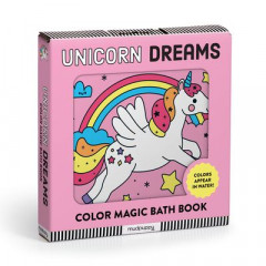 Unicorn Dreams Color Magic Bath Book by Mudpuppy (Bathbook)
