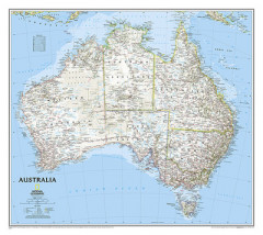 Australia Classic, Tubed by National Geographic Maps