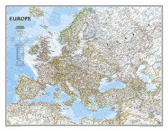 Europe Classic, Tubed by National Geographic Maps