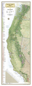 Pacific Crest Trail, Boxed by National Geographic Maps